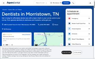 Aspen Dental - Morristown website