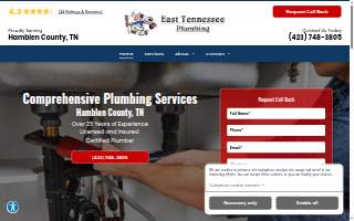 East Tennessee Plumbing LLC website