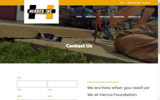 Herrco Foundation Solutions website