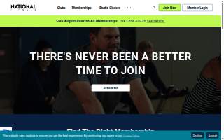 National Fitness website