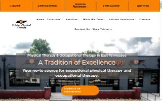 Tristar Physical Therapy website