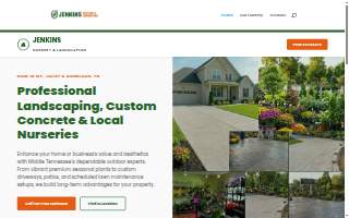 Jenkins Nursery & Landscaping website
