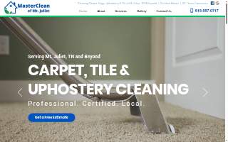 MasterClean of Mt. Juliet website