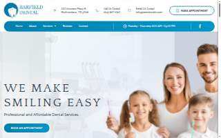 Barfield Crescent Dental website