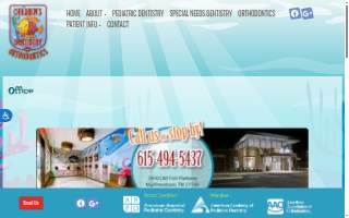 Children's Dentistry and Orthodontics website