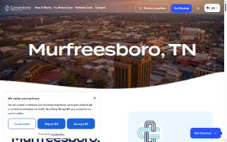 Cornerstone Caregiving of Murfreesboro website