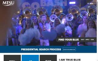 MTSU School Of Music website