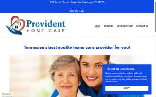 Provident Home Care Inc. website