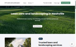 615 Lawn and landscapes website