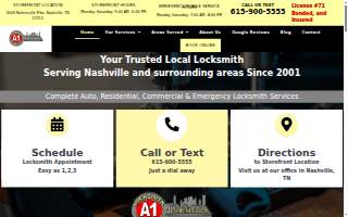 A-1 Locksmith inc website