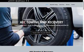 A E C Towing and Recovery website