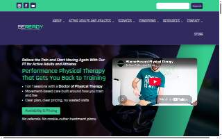 Be Ready Performance Therapy - Nashville website