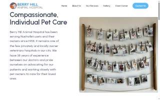 Berry Hill Animal Hospital website