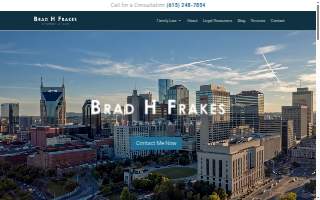Brad H. Frakes, Attorney At Law website