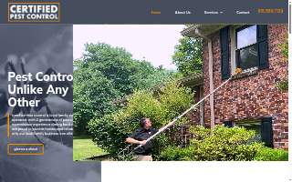 Certified Pest Control website