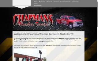 Chapman's Wrecker Services website