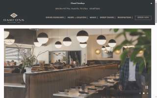 Darfons Restaurant + Bar website