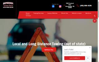 Donelson Wrecker Service website