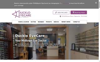 Ducklo EyeCare website