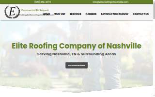 Elite Roofing Company website