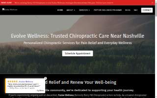 Evolve Wellness (Formerly Berry Hill Chiro) website