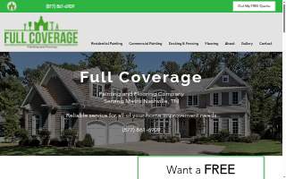 Full Coverage Painting and Flooring of Nashville website