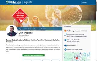 Globe Life Liberty National Division: Trupiano Agencies website
