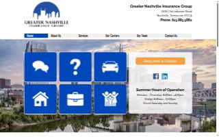 Greater Nashville Insurance website