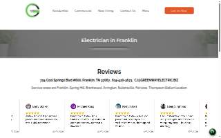 Greenway Electric of Franklin website