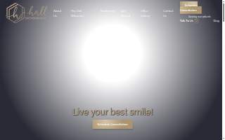 Hall Orthodontics website