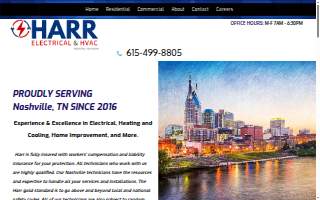 HARR ELECTRIC - Nashville website