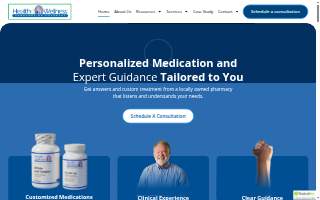 Health and Wellness Compounding Pharmacy website