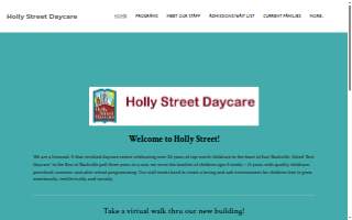 Holly Street Daycare website