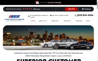 Import Specialty Service website