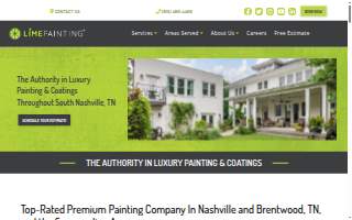LIME Painting of South Nashville website