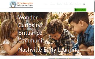 Little Wonders Early Learning Center website