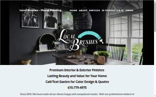 Local Brushes House Painting website