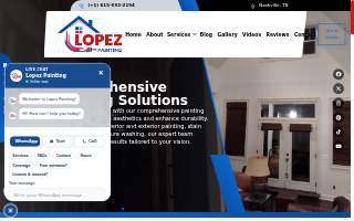 Lopez Painting website