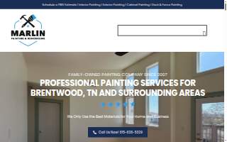 Marlin Painting and Remodeling website