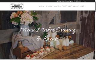Menu Maker Catering & Events website