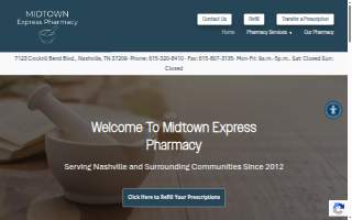 Midtown Express Pharmacy website