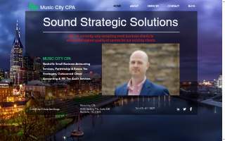 Music City CPA website