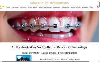 Music City Orthodontics website