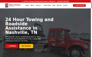 Napco Towing Service website
