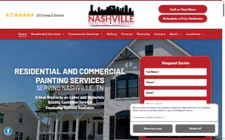Nashville Painting Company website