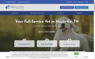 Nippers Corner Pet Medical Center website