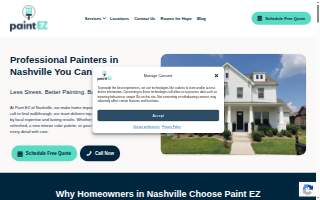 Paint EZ of Nashville website