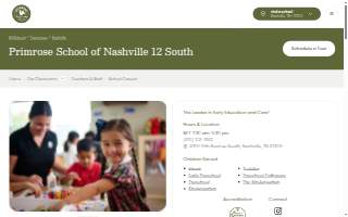 Primrose School of Nashville 12 South website