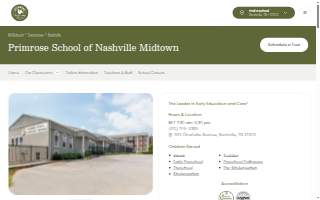 Primrose School of Nashville Midtown website