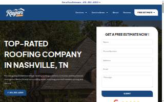 Ragan Roofing website